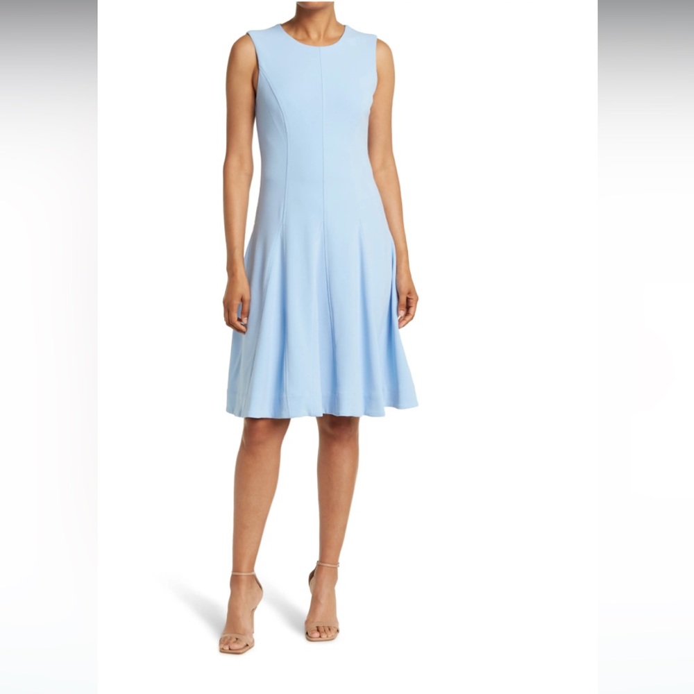 Calvin Klein Fit and Flare Midi Dress